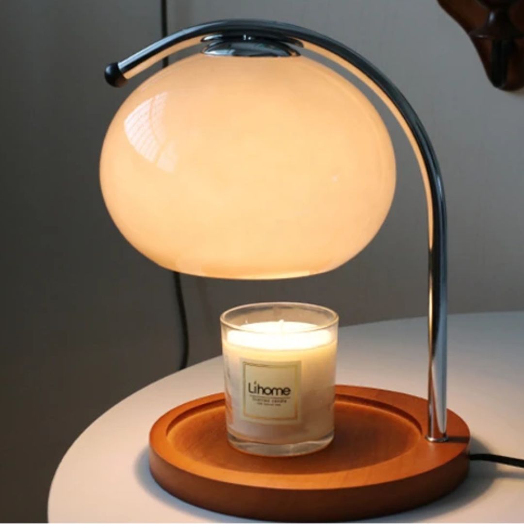 Vintage Glass Desk Lamp