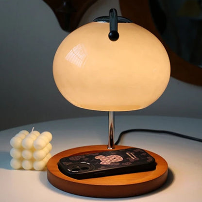 Vintage Glass Desk Lamp