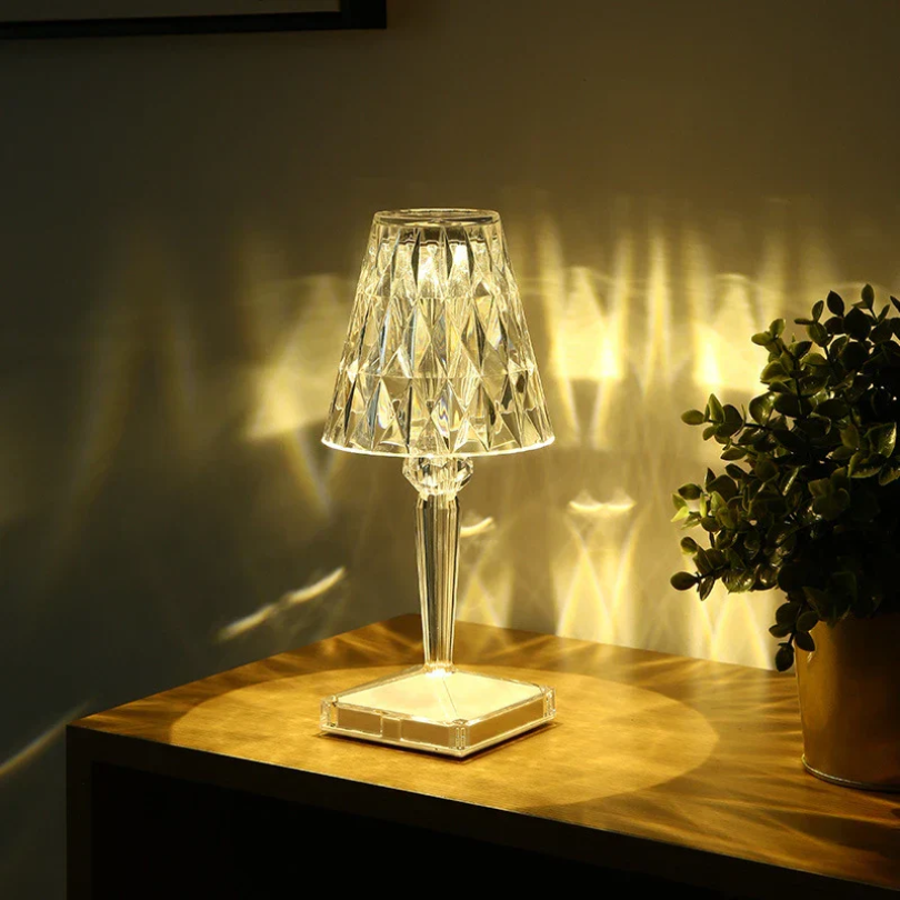 Luxury Glass Table Lamp