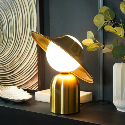 Luxury Gold Tone Desk Lamp