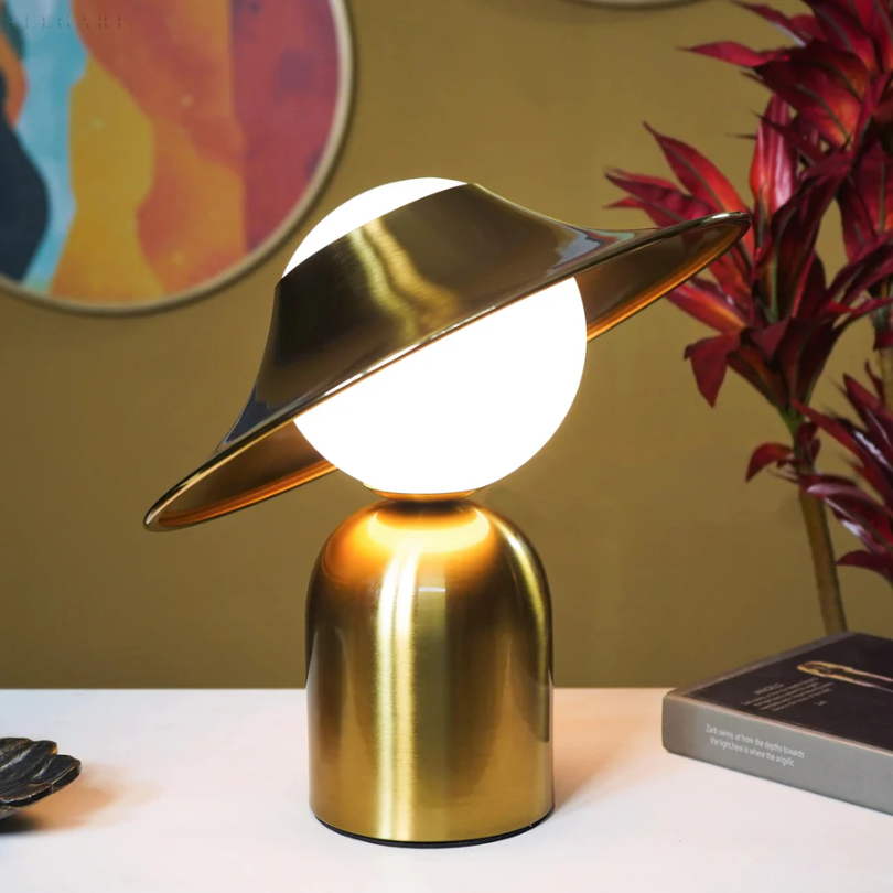 Luxury Gold Tone Desk Lamp