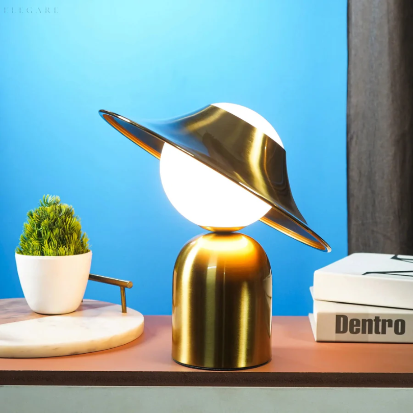 Luxury Gold Tone Desk Lamp