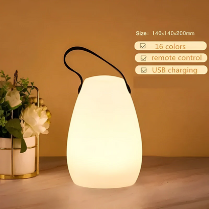 Compact LED Desk Lamp with Waterproof Feature