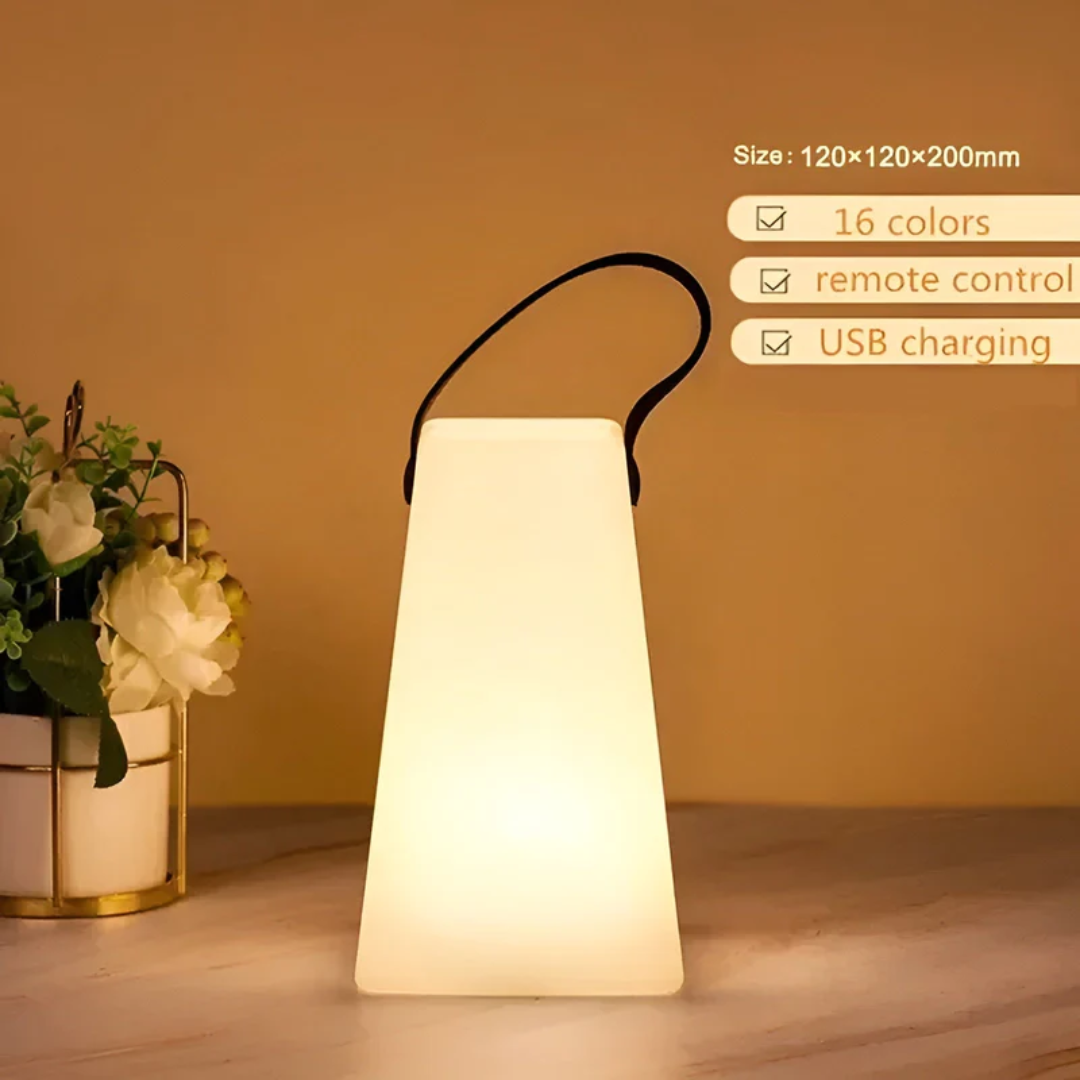 Compact LED Desk Lamp with Waterproof Feature