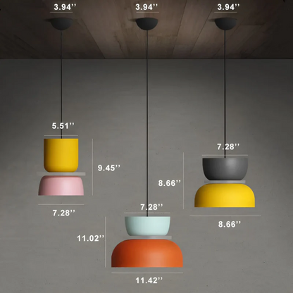 Bright and Stylish Macaron Pendant Light