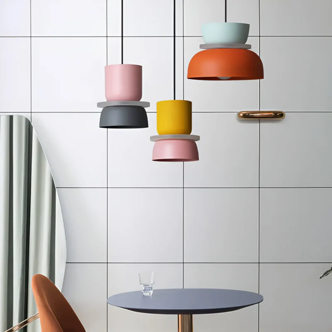 Bright and Stylish Macaron Pendant Light