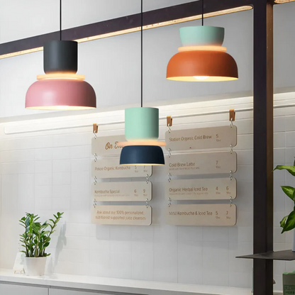 Bright and Stylish Macaron Pendant Light