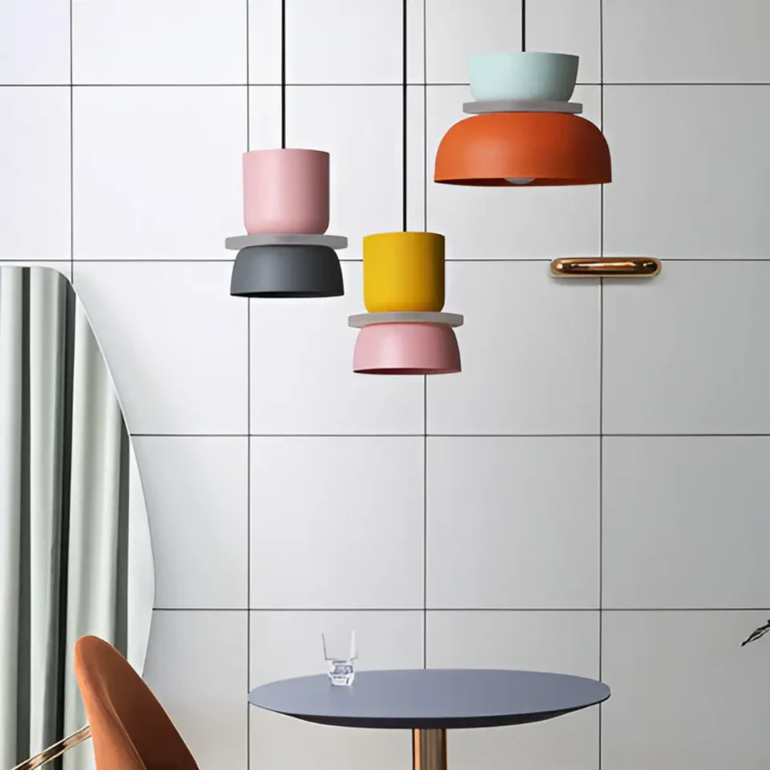 Bright and Stylish Macaron Pendant Light
