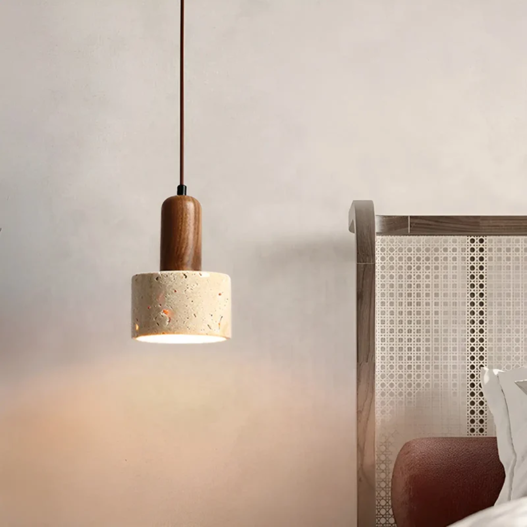 Calming Rustic Pendant Light