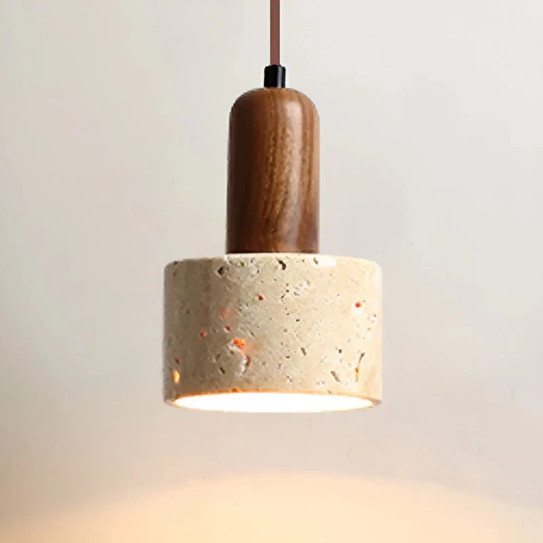 Calming Rustic Pendant Light