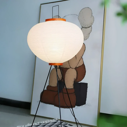 Simple Rice Paper LED Floor Lamp
