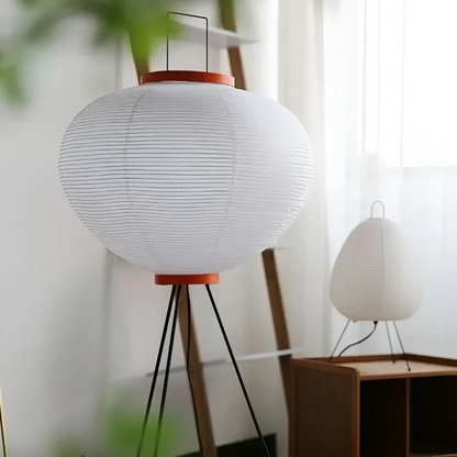 Simple Rice Paper LED Floor Lamp
