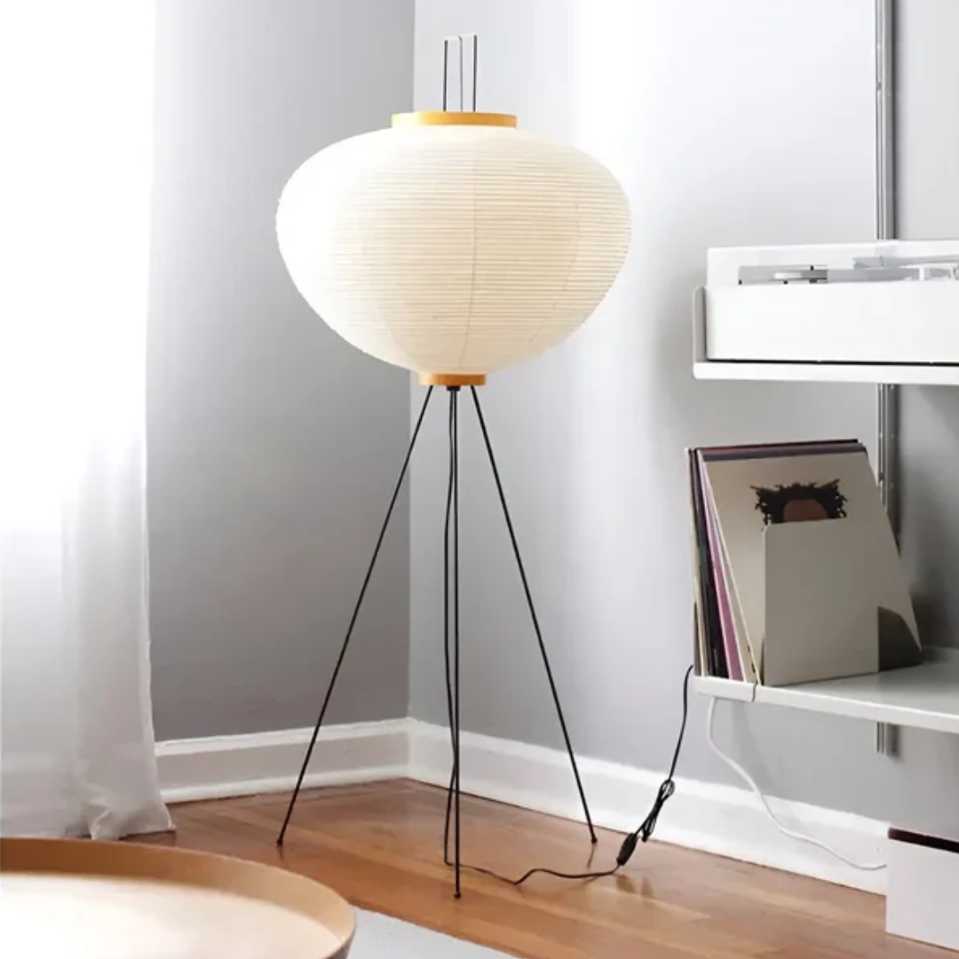 Simple Rice Paper LED Floor Lamp - Befez