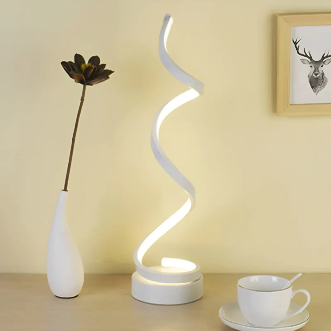 Adjustable Contemporary Swirl Desk Lamp - Befez
