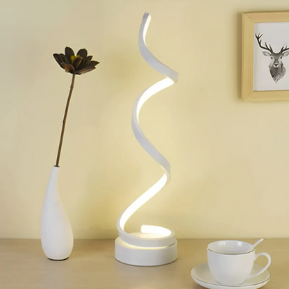 Adjustable Contemporary Swirl Desk Lamp - Befez