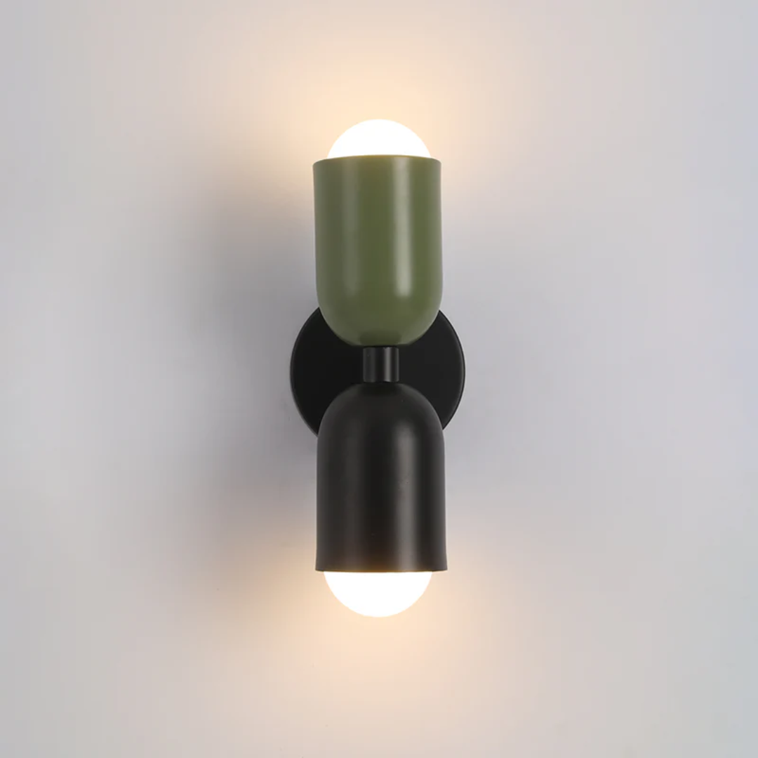 Stylish Dual LED Wall Light - Color Changing