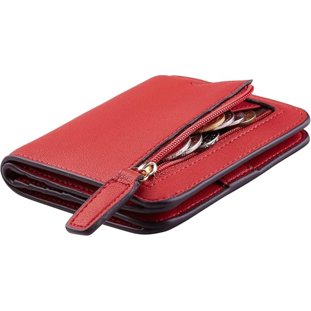Secure Women's RFID Blocking Leather Wallet