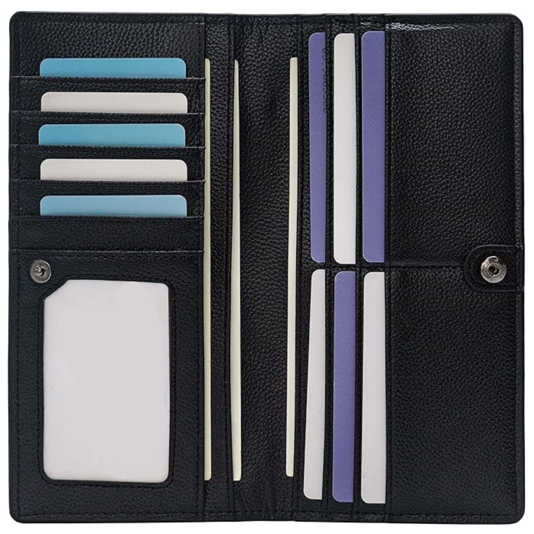 Slim RFID Blocking Leather Wallet - Befez
