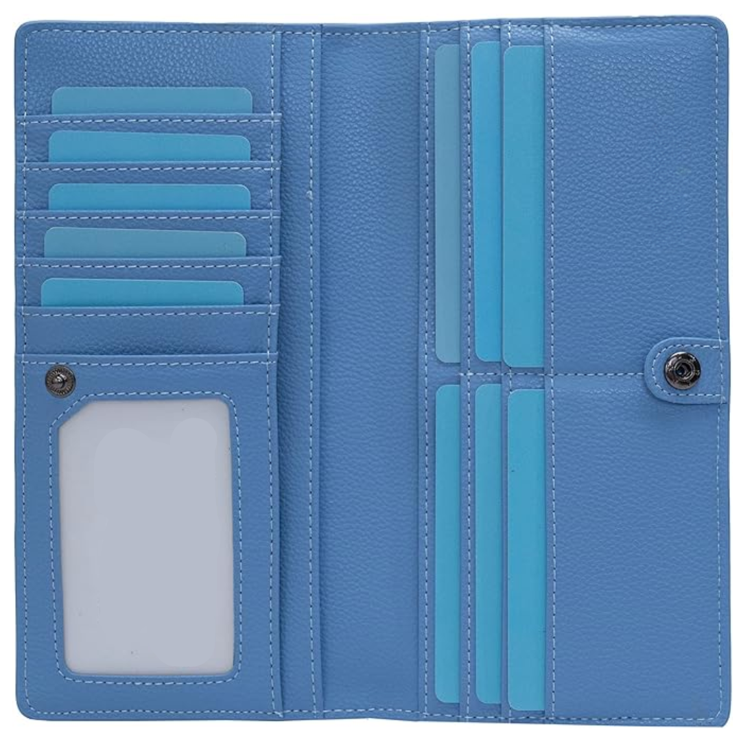 Slim RFID Blocking Leather Wallet