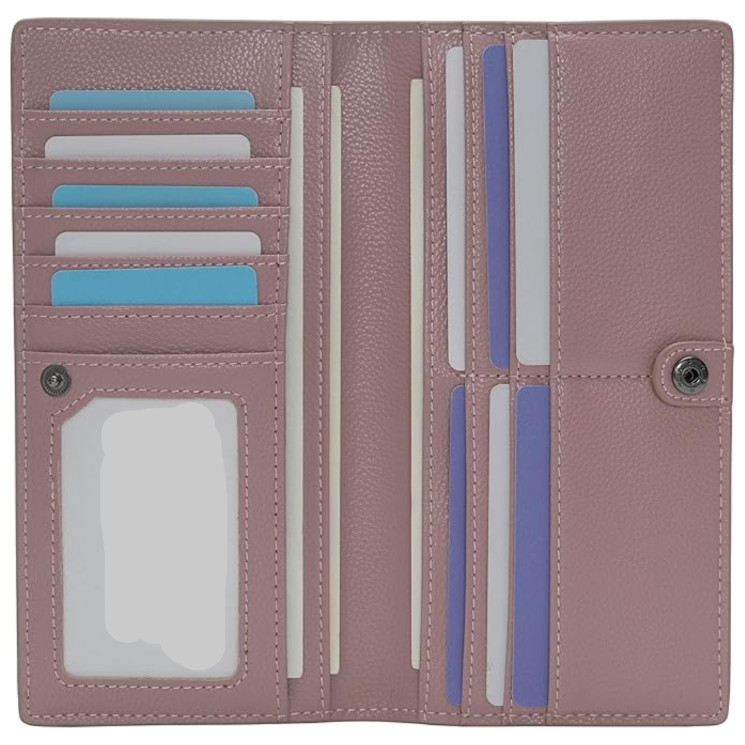 Slim RFID Blocking Leather Wallet