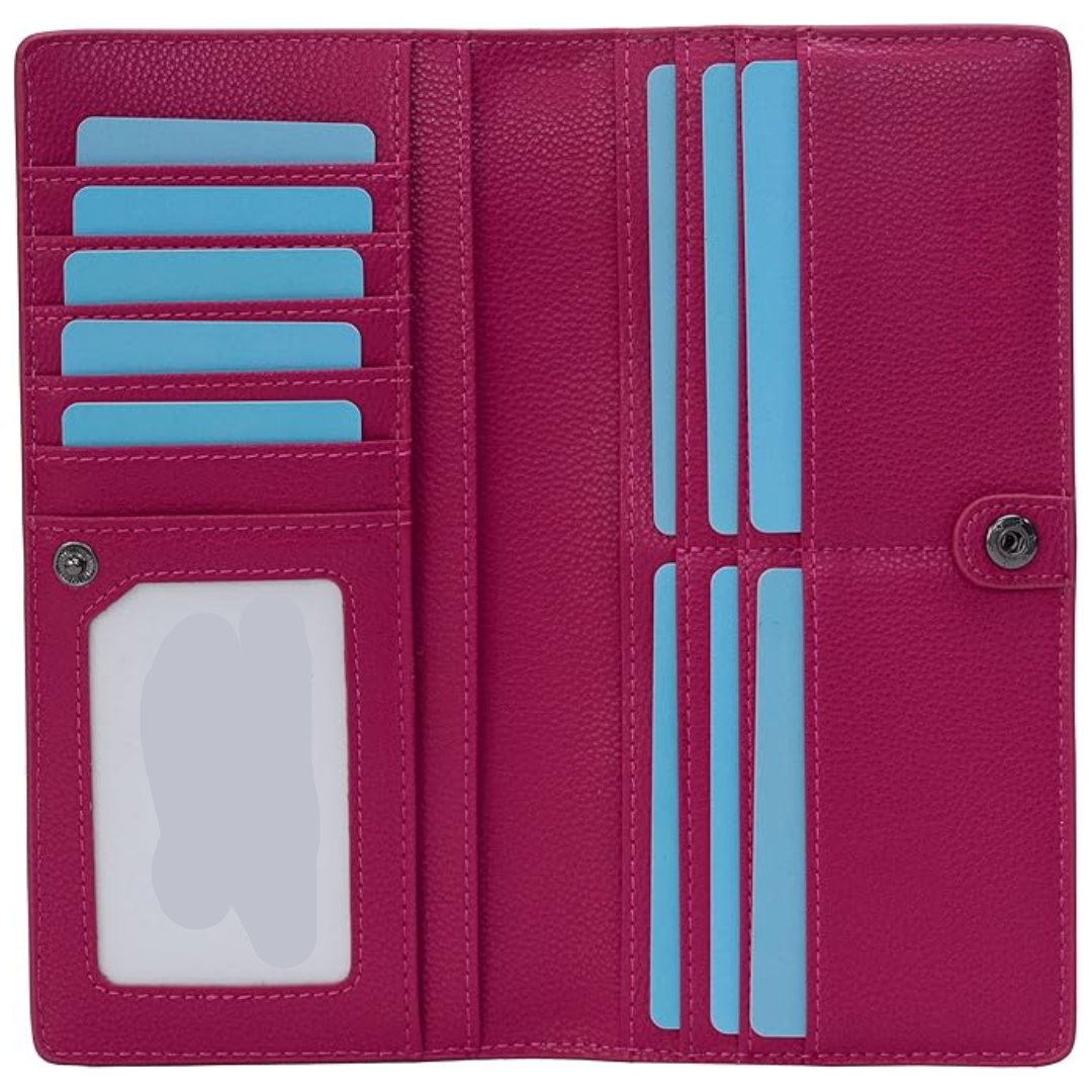 Slim RFID Blocking Leather Wallet