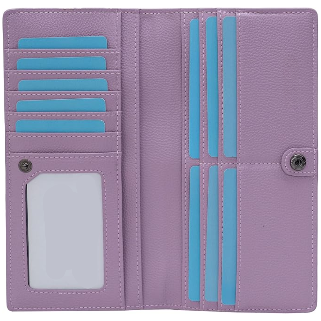 Slim RFID Blocking Leather Wallet