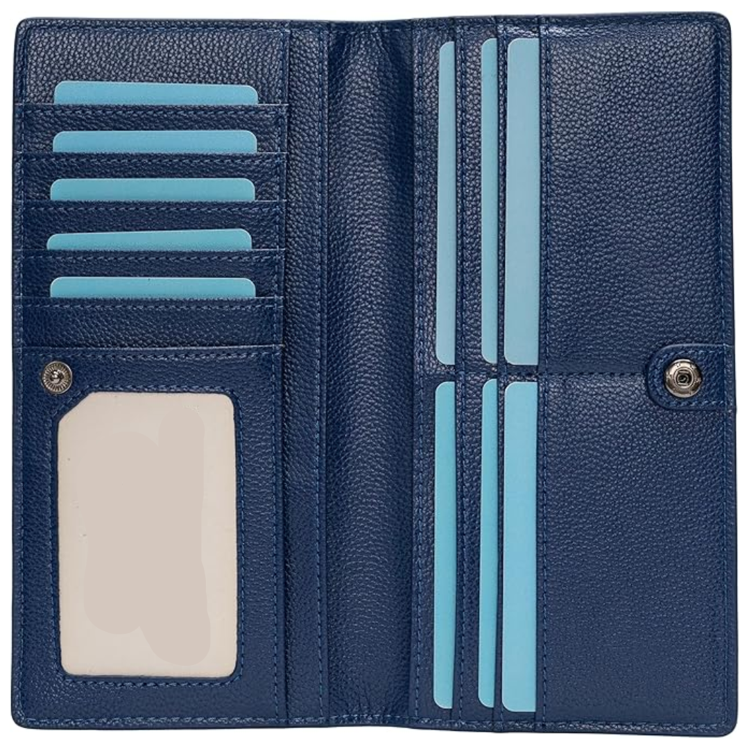 Slim RFID Blocking Leather Wallet