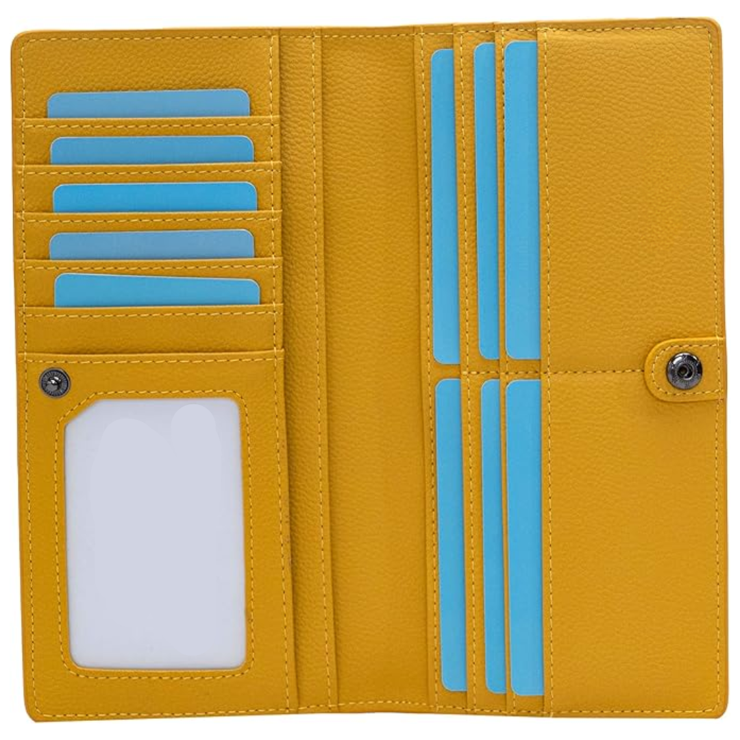 Slim RFID Blocking Leather Wallet