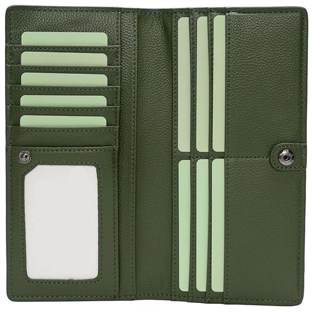 Slim RFID Blocking Leather Wallet