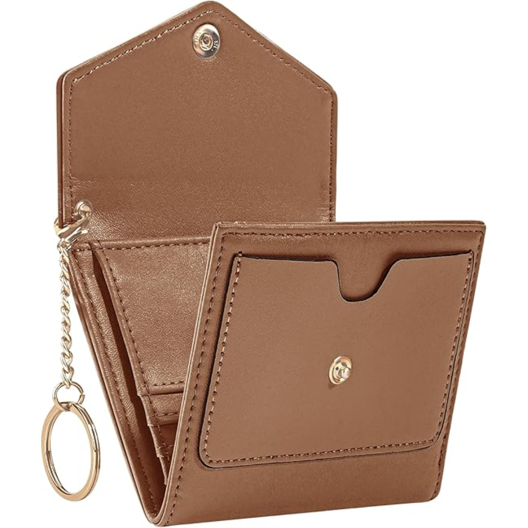 Slim Leather Women's Wallet with RFID Block