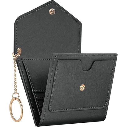 Slim Leather Women's Wallet with RFID Block