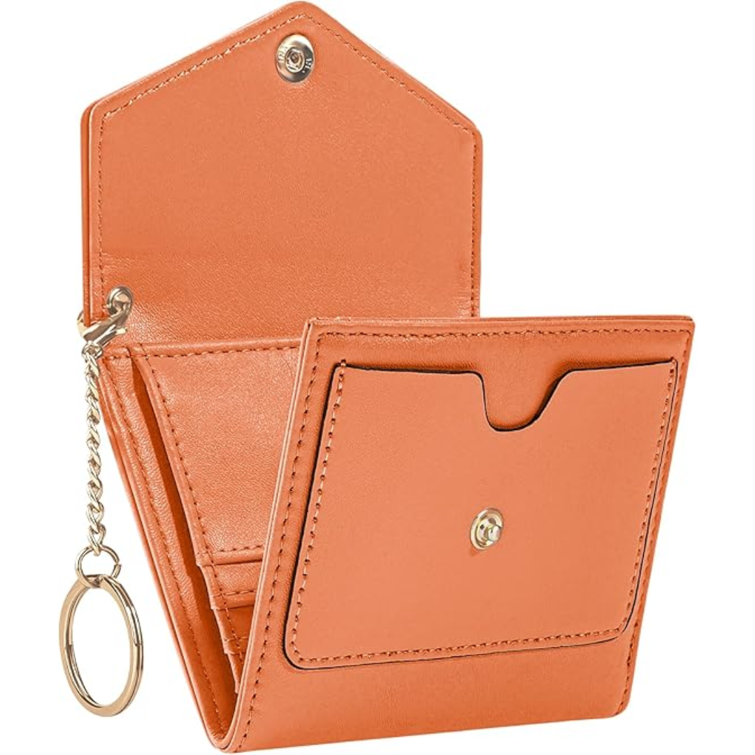Slim Leather Women's Wallet with RFID Block