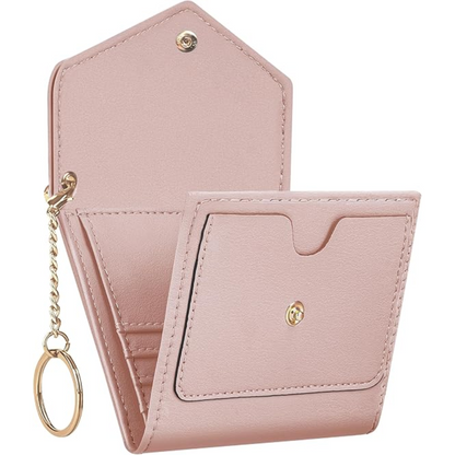 Slim Leather Women's Wallet with RFID Block
