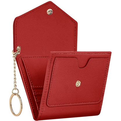 Slim Leather Women's Wallet with RFID Block