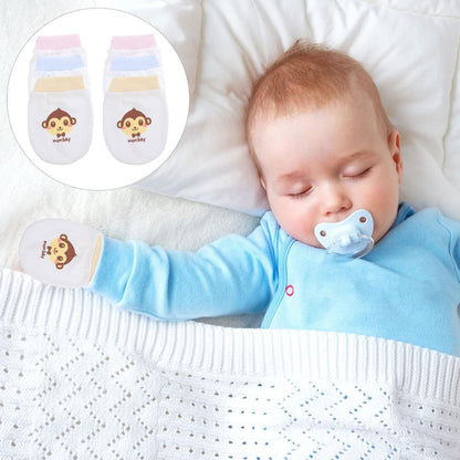 Cozy Baby Cotton Mitts - Gentle Protective Hand Covers