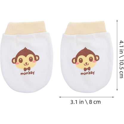 Cozy Baby Cotton Mitts - Gentle Protective Hand Covers