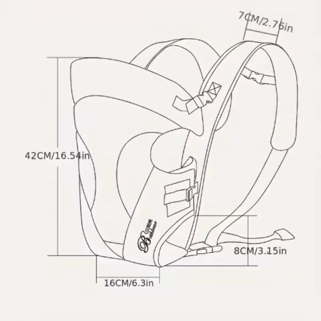 Befez | Baby Carrier Ergonomic - Supportive Waist and Baby Sling
