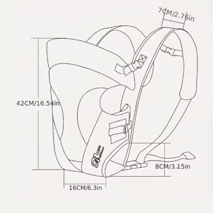 Befez | Baby Carrier Ergonomic - Supportive Waist and Baby Sling