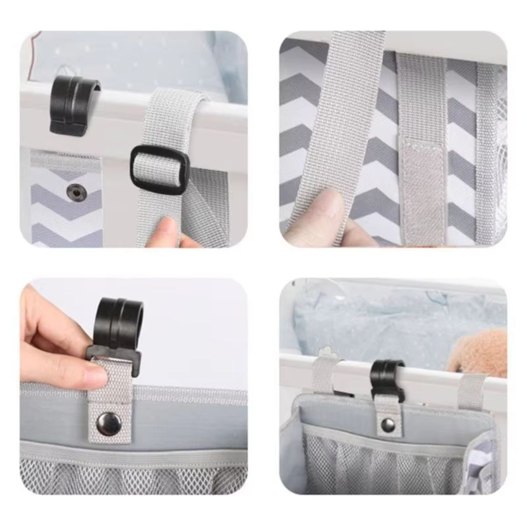 Befez | Space Saving Crib Diaper Holder