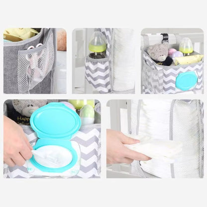 Befez | Space Saving Crib Diaper Holder