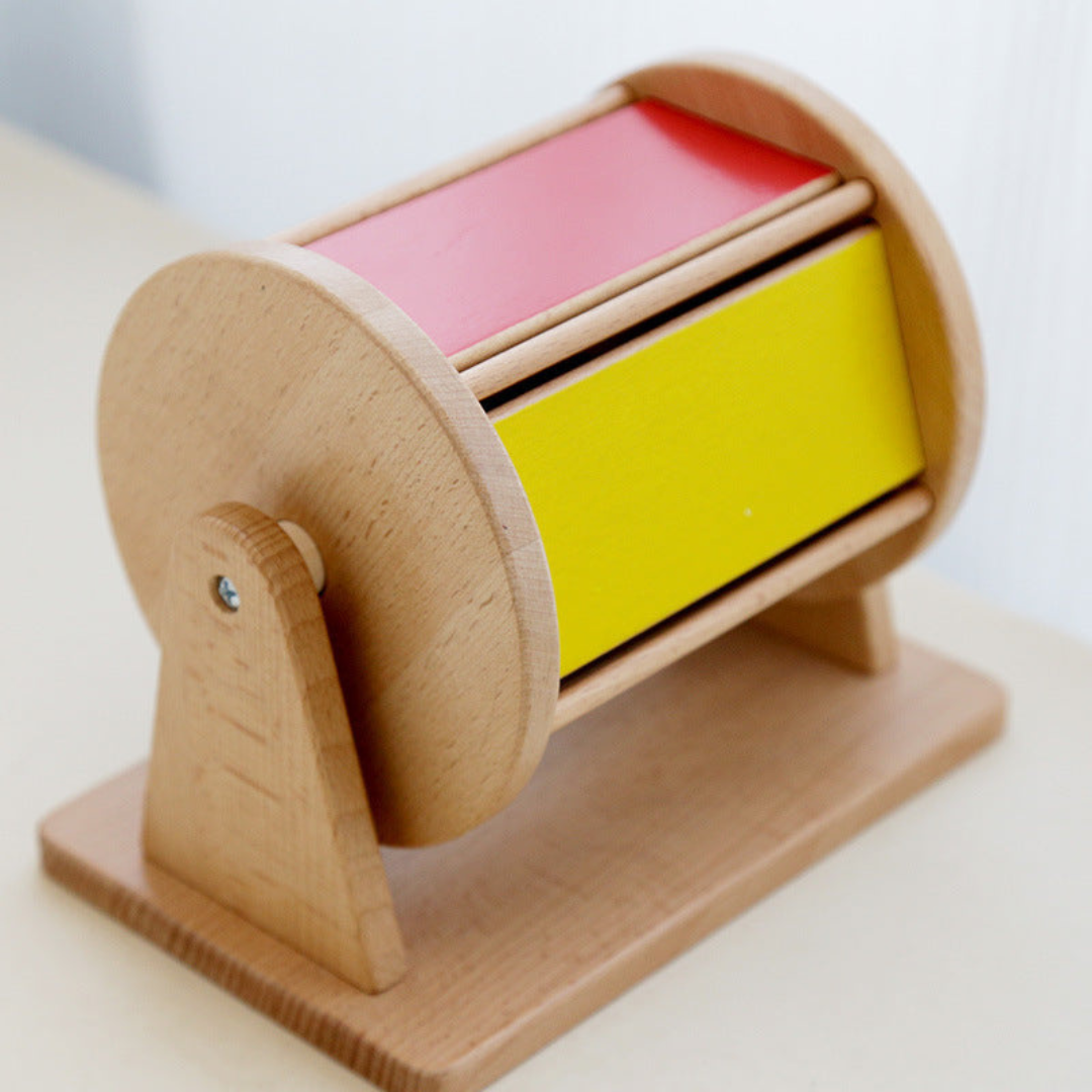 Colorful Wooden Merry Go Round for Kids