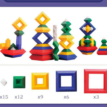 Wooden Stacking Block Learning Toy
