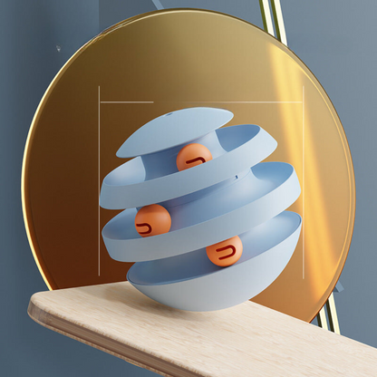 Colorful Interactive Cat Ball Toy