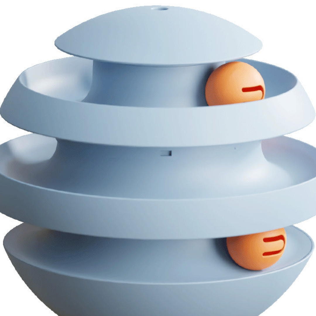 Colorful Interactive Cat Ball Toy
