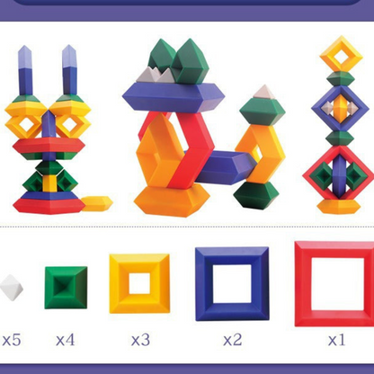 Wooden Stacking Block Learning Toy