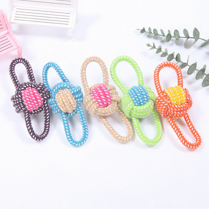 Tough Dog Toy Play Set for Chew and Tug