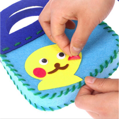 Easy DIY Felt Handbag Sewing Kit