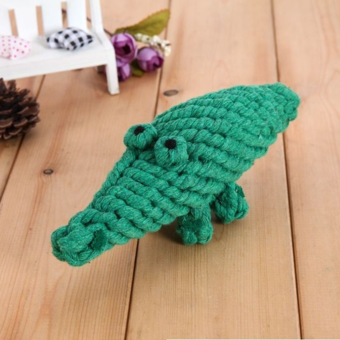 Tough Dog Toy Play Set for Chew and Tug