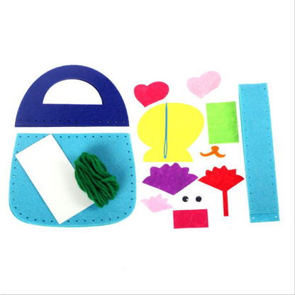Easy DIY Felt Handbag Sewing Kit