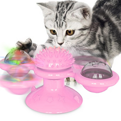 Fun Pet Carousel Cat Toy